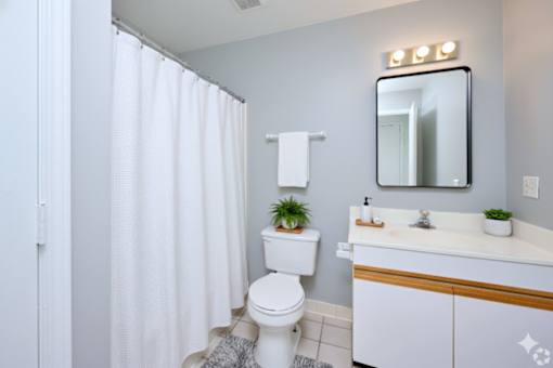 Modern Bathroom at CenterPointe Apartments & Townhomes, Canandaigua, NY
