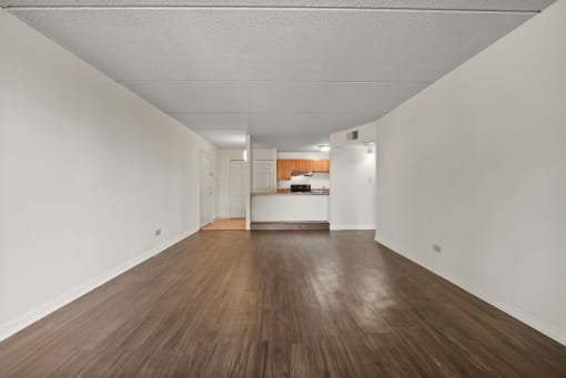 Upgraded Apartment Home Living Room at Woodland Ridge Apartments in Woodridge, IL