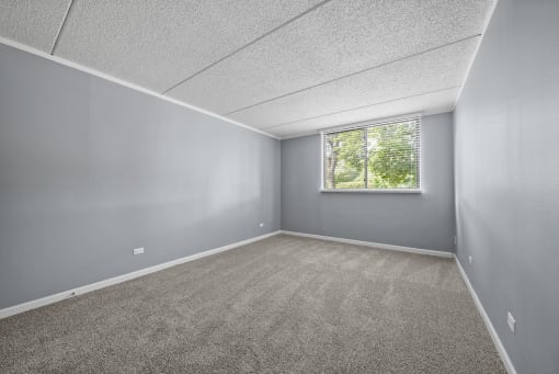 Renovated Bedroom decor at Woodland Ridge Apartments in Woodridge, IL
