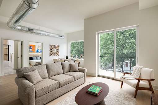 Modern Living Room at The Hawthorn, Philadelphia, PA