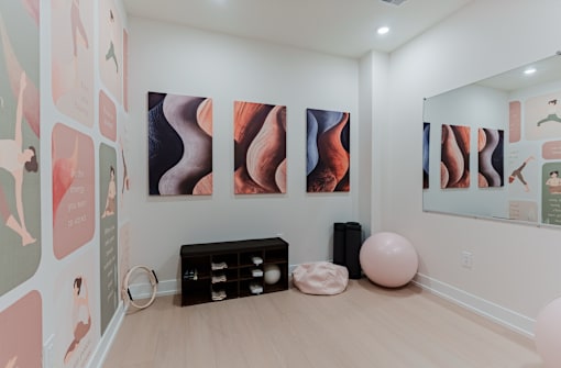 Yoga studio at the Hawthorn, Philadelphia