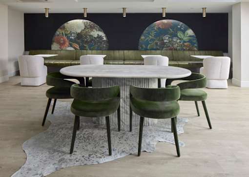 Modern lounge area at 23 West Apartments, Pennsylvania