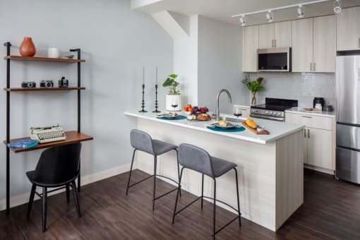 One City One BR Kitchen Corner