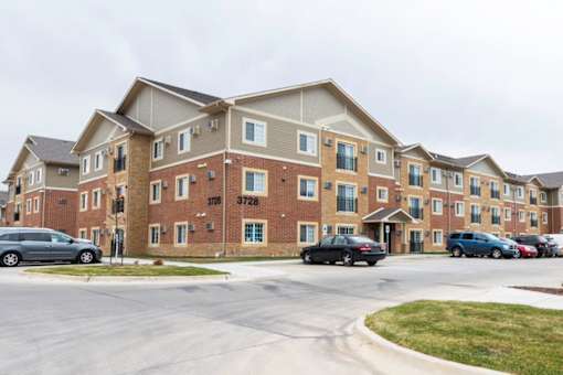 our apartments offer a parking lot