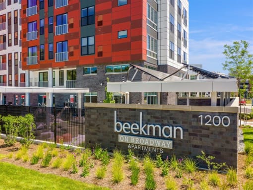 Property Signage at Beekman on Broadway, Michigan, 48105