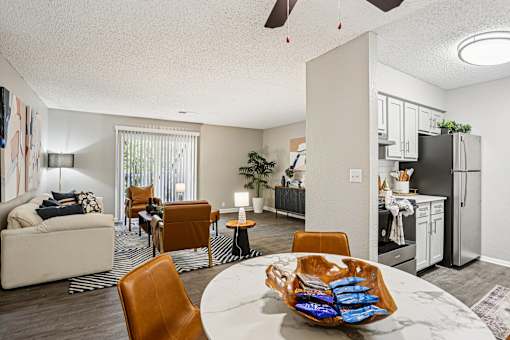 Modern living room at The Grove Brentwood, Tennessee