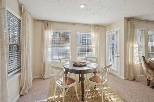 Modern Dining room at Radbourne Lake Apartments, Charlotte, NC, 28269