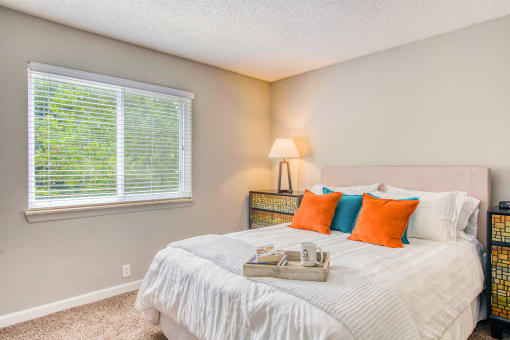 a bedroom with a large bed and a window at The Grove Brentwood, Nashville, 37211 ?