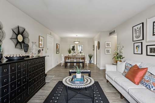 Bright Living Room at The Brentwood, Nashville, TN, 37211
