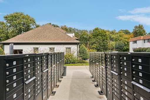 Mail boxes at The Brentwood, Nashville, 37211