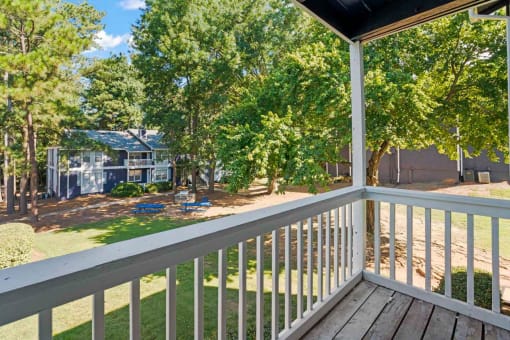 our apartments showcase a beautiful screened in porch