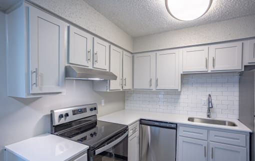 the preserve at ballantyne commons apartment kitchen