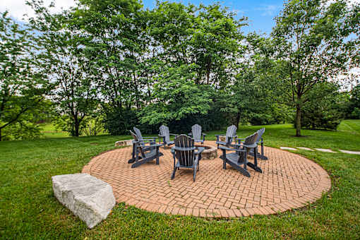 Firepit Patio at Aventura at Richmond, Missouri