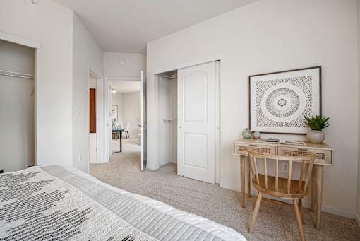 Bedroom With Closet at Aventura at Richmond, St. Peters, MO, 63376