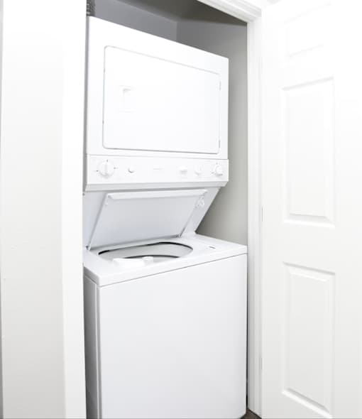 Washer and dryer in every apartment!