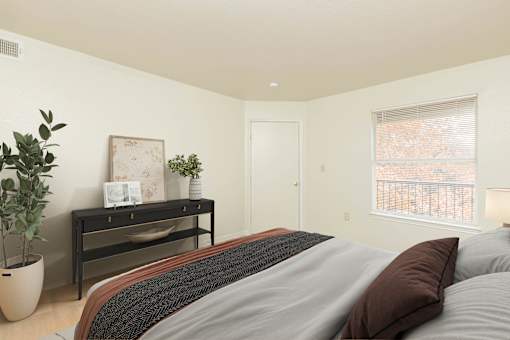 bedroom with a bed at Crosspoint Oaks at Boerne, Boerne, TX