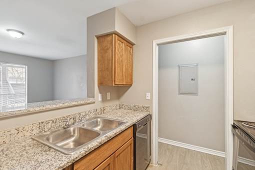 A kitchen at Knoll Crest, San Antonio, Texas 78240