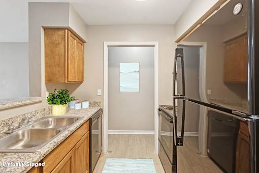A kitchen at Knoll Crest, San Antonio, Texas 78240