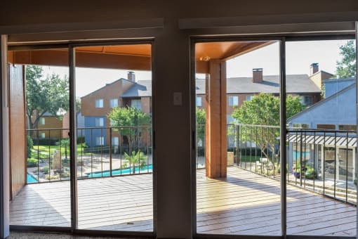 View From Balcony at Century Park, Dallas, 75254