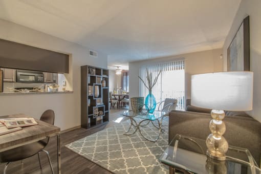 Living And Dining at Century Park, Dallas, TX