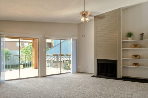 Unfurnished Living Area at Century Park, Dallas, TX