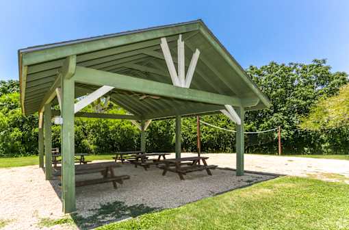 Picnic Area at Alamo Park, San Antonio, TX  
