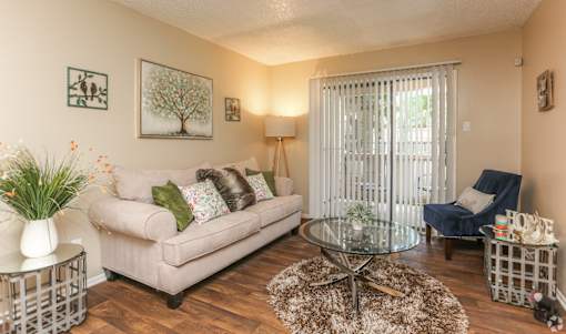Modern Living Room at Alamo Park, San Antonio  