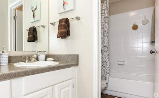 Bathroom With Bathtub at Alamo Park, San Antonio Texas  