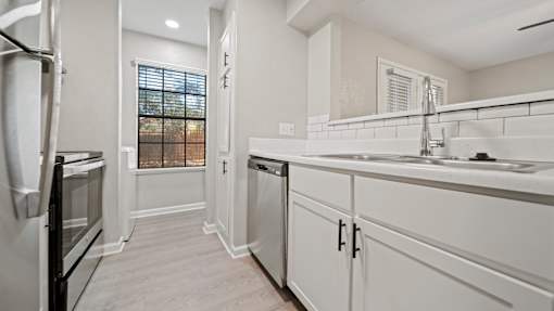Kitchen at Polo Clubs Apartments, Austin, Texas