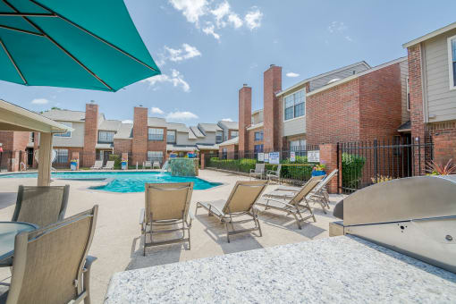 BBQ at Amberly Village Townhomes, Garland, Texas
