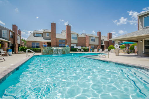 Swimming at Amberly Village Townhomes, Texas