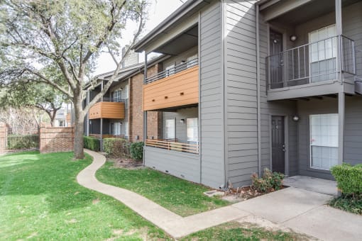 Exterior View of Property at Trinity Village Apartments, Dallas, 75287