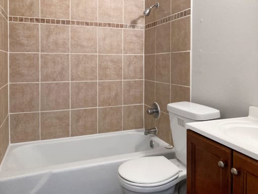 Large Soaking Tub In Bathroom at Sunset Heights, San Antonio, TX, 78209
