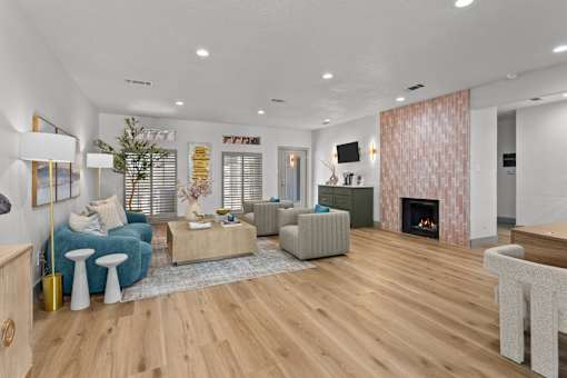 Spacious Living Room at Summerstone Apartments, Texas