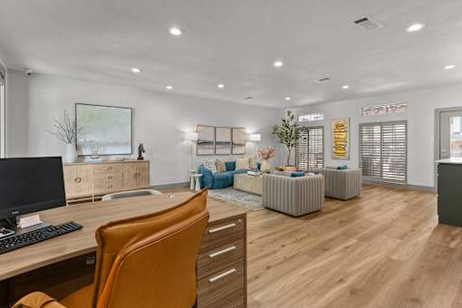 Living Room at Summerstone Apartments, Bedford, TX, 76021