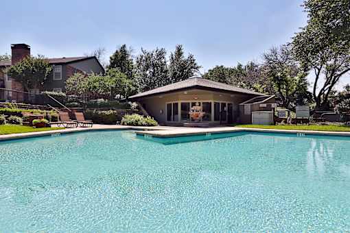A house with a pool in the backyard.