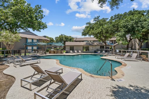 our apartments offer a swimming pool  at Vesper, Dallas, TX, 75254