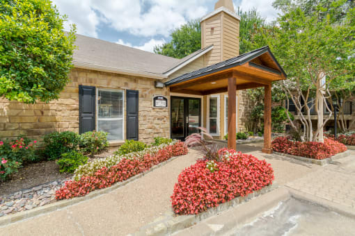 Clubhouse Exterior at Woodchase, Euless