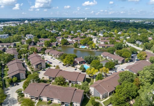 Aerial view of Community