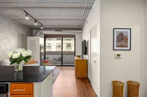 Quartz Countertops & Maple Cabinetry