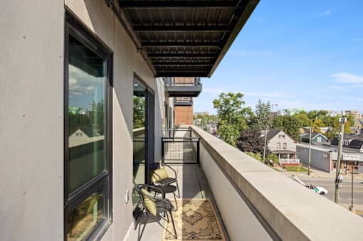 Large Private Balconies and Terraces