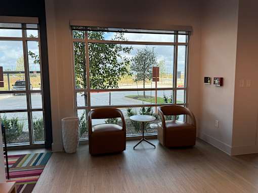 Office at ThreeTwenty at the Vybe Apartments, Kyle, TX