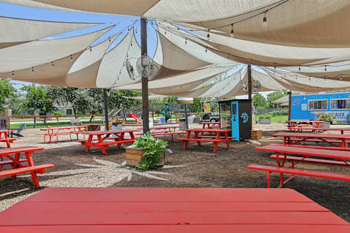 Food Park at Park South Apartments, Austin, 78748