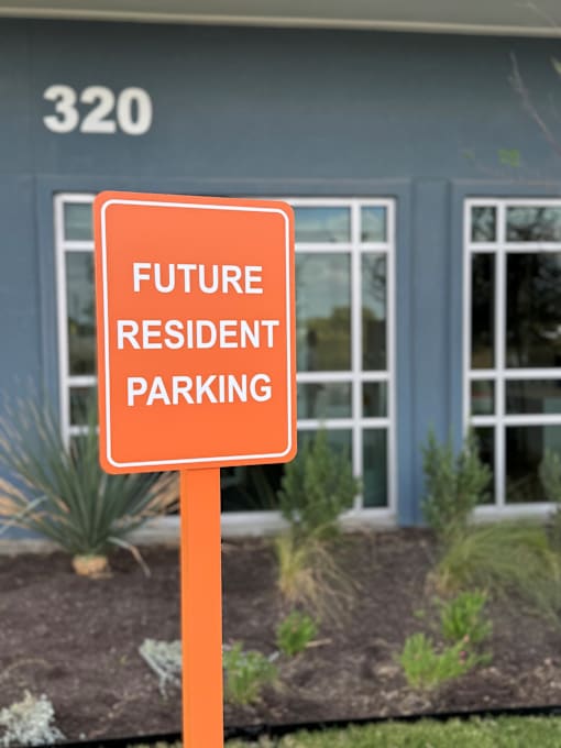 Future Resident Parking at ThreeTwenty at the Vybe Apartments, Kyle, 78640