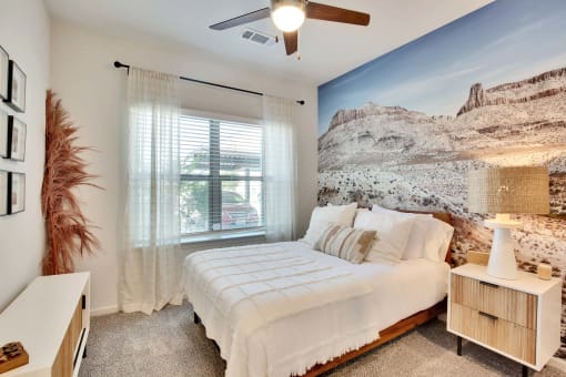 Cozy Bedrooms at Bridge at Delco Flats, Austin Texas
