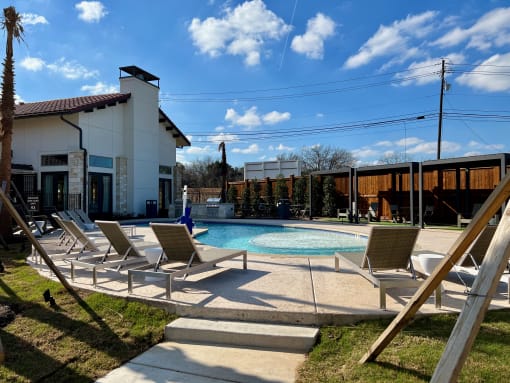 Swimming Pool at Delco Flats, Austin, Texas