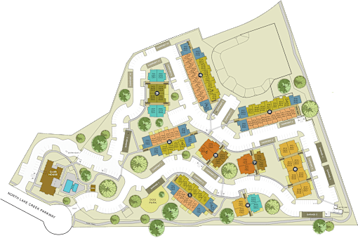Site Plan at Avery Ranch, Austin, 78717
