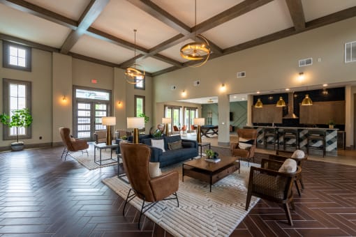 Spacious clubhouse at Bridge at Paloma 78754 Northeast Austin