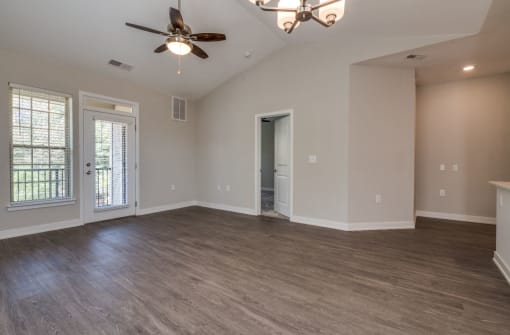 Living Room (Prestige Floor Plan) at Emerald Creek Apartments, Greenville