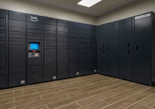 Hub by Amazon Package Lockers at Emerald Creek Apartments, Greenville, SC